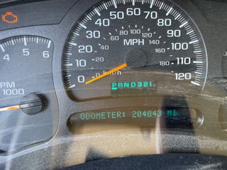 2005 GMC Sierra 2500HD Work Truck - Interior Dashboard With Vehicle Running Image